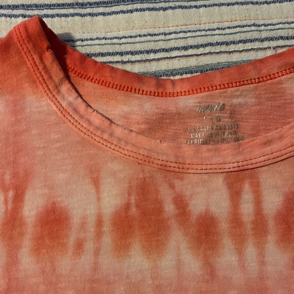 Aerie Pink Tie Front Short Sleeve T-Shirt - Picture 10 of 13